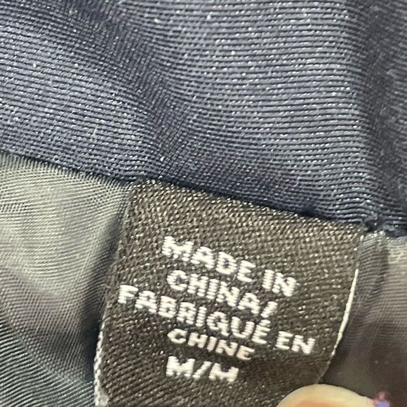 Madison Supply Mens Navy Down Winter Parka - Real Fur Trim Hood SZ Medium - Picture 16 of 16